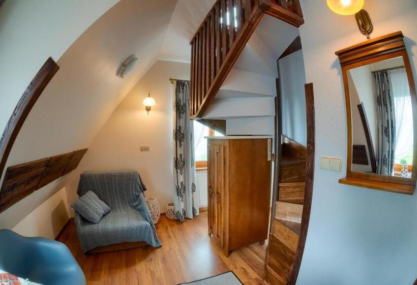 带1个卧室的豪华公寓, Willa Silene   Góralska Muzyka Na żywo, Blisko Termy I Wyciągów