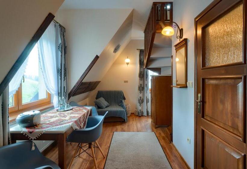 带1个卧室的豪华公寓, Willa Silene   Góralska Muzyka Na żywo, Blisko Termy I Wyciągów