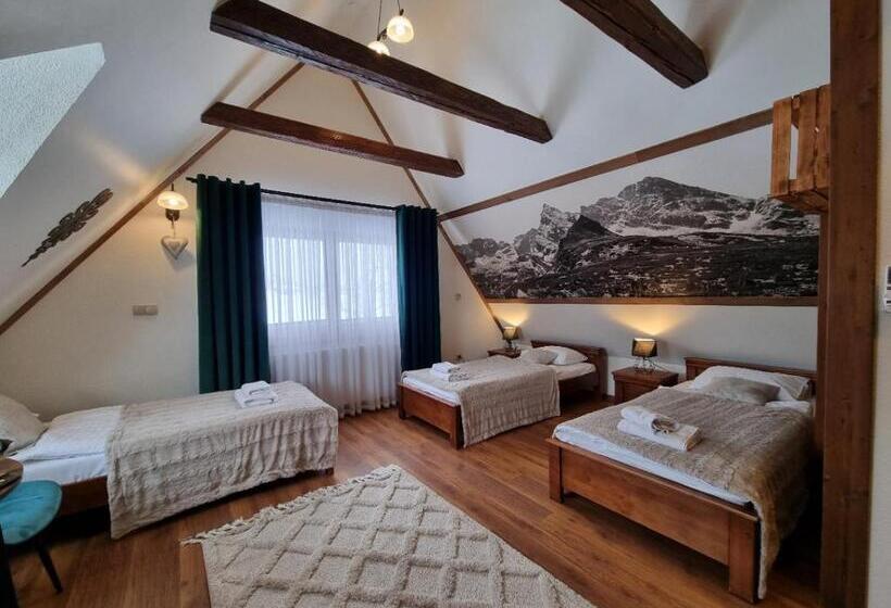 三人经典房间, Willa Silene   Góralska Muzyka Na żywo, Blisko Termy I Wyciągów