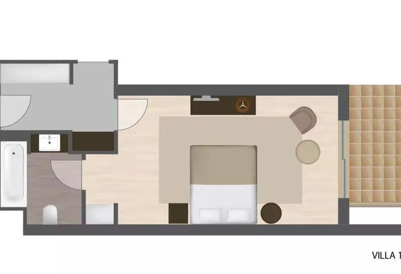 Casa 1 Dormitório, Turquoise