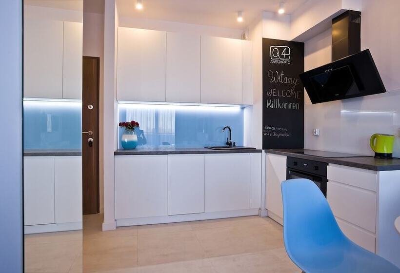 דירת חדר, Bastion Wałowa By Q4apartments