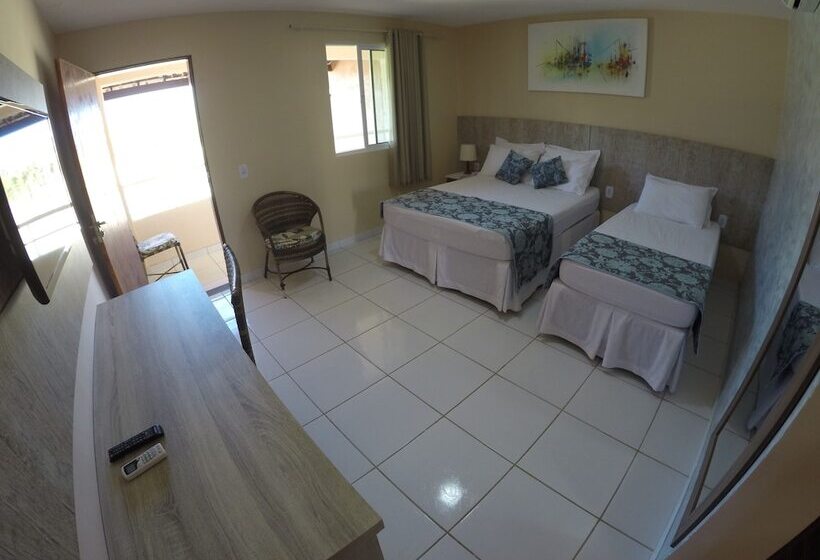 اتاق استاندارد سه نفره, Pousada Porto Das Dunas
