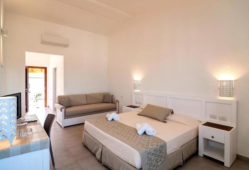 اتاق استاندارد چهار تخته با چشمانداز دریا, Stella Marina Camere Sul Mare