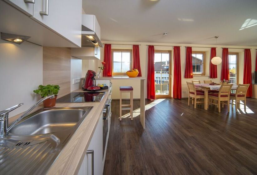 침실 2개 디럭스 아파트, Seehotel Und Appartements Schnöller