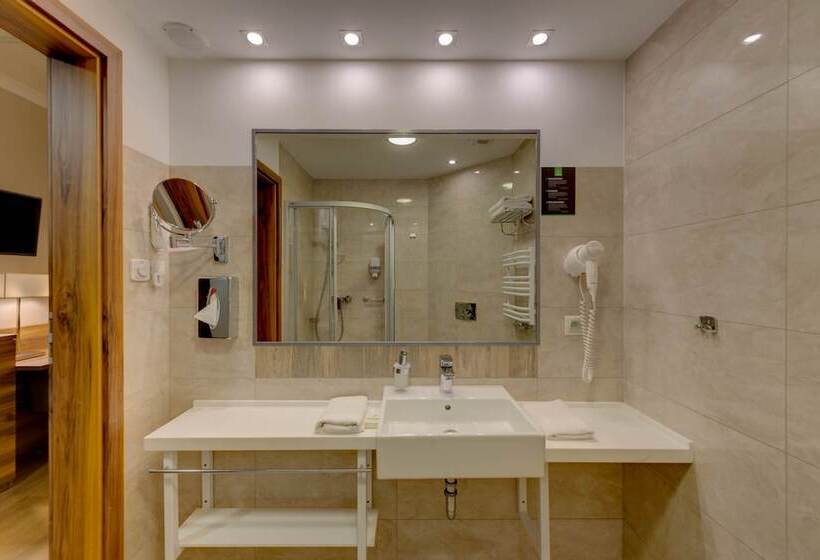 غرفة قياسية فردية مزودة بشُرفة, Mineral Hotel Malinowy Raj