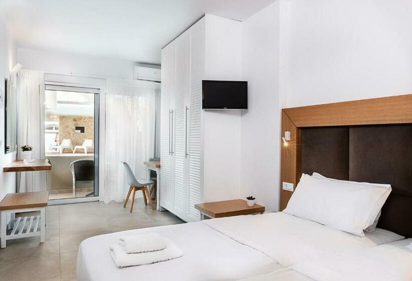 חדר סטנדרט צדדי נוף לים, Vergina Beach