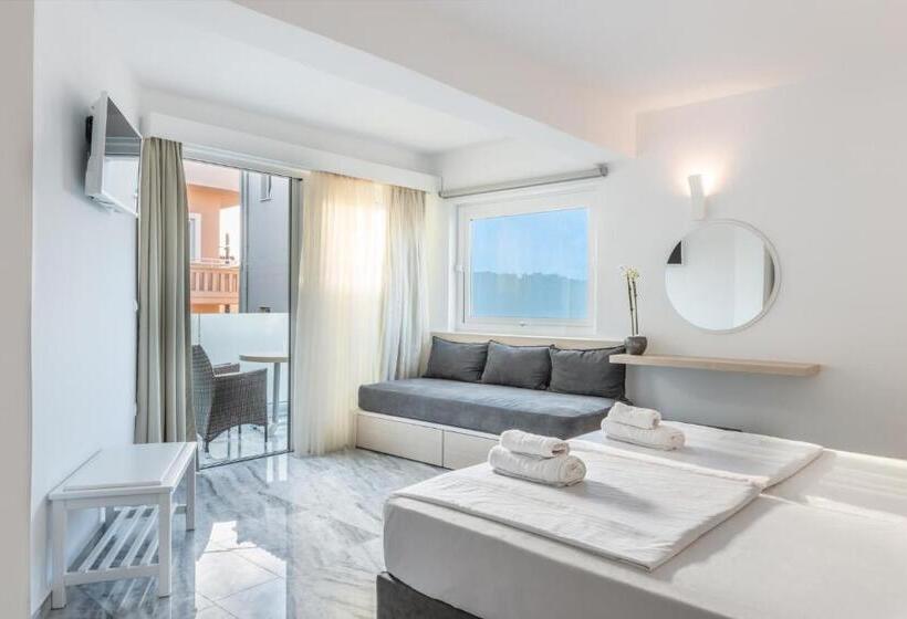 דירה בת חדר שינה 1 צדדית נוף לים, Vergina Beach