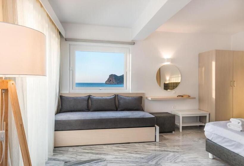 דירה בת חדר שינה 1 צדדית נוף לים, Vergina Beach