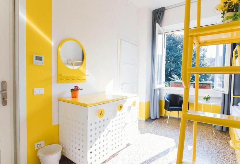 ルームシェアのワンベッド, Ostello Bello Lake Como