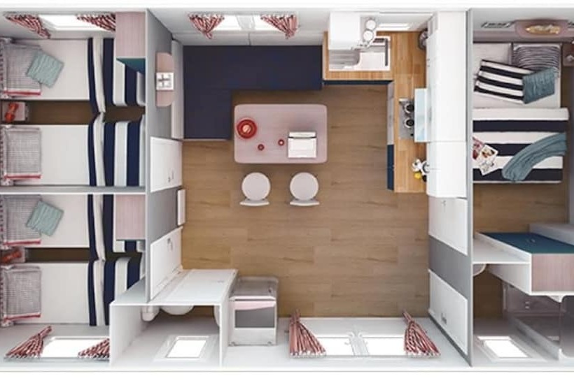 خانه 3 خوابه, Mobile Homes Peroš
