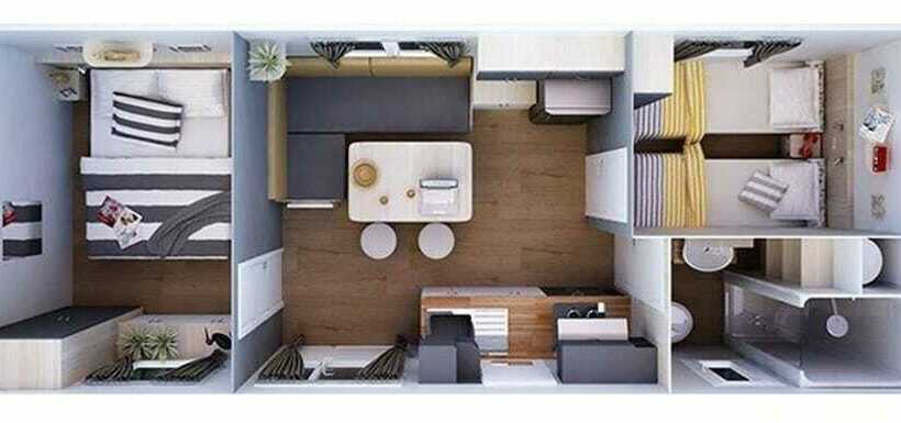 خانه 2 خوابه, Mobile Homes Peroš