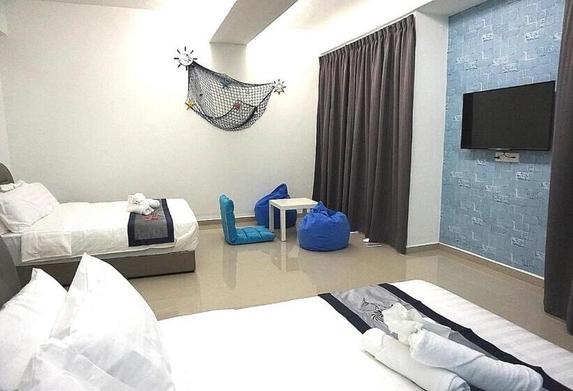 اتاق استاندارد چهار تخته, D' Cozy Inn