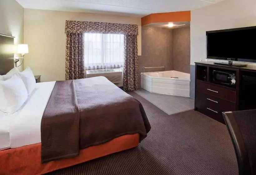 キングサイズベッドのデラックススイート, Americinn By Wyndham Plover Stevens Point