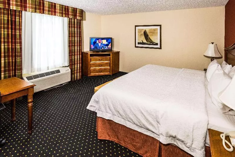 キングサイズベッドのデラックスルーム, Hampton Inn Easton