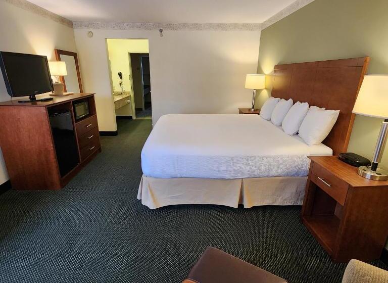 스탠다드 룸 킹사이즈 침대, Baymont By Wyndham Mackinaw City