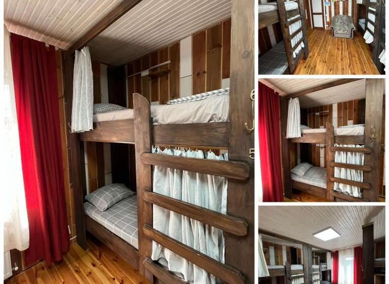 Кровать в Общей Комнате, отель Swallow House