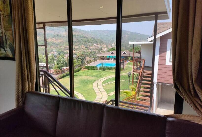 3 Sovrums Villa, Green Velvet Resort Near Pawna Lake