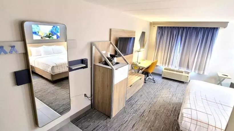 身障者適用キングサイズベッドルーム, La Quinta By Wyndham Lexington Park   Patuxent