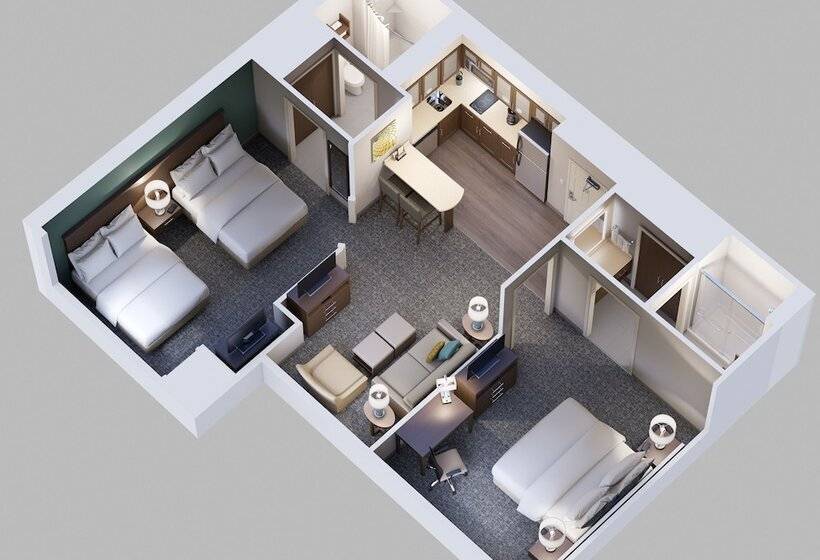Люкс 2 Спальни, Staybridge Suites   Vero Beach, An Ihg