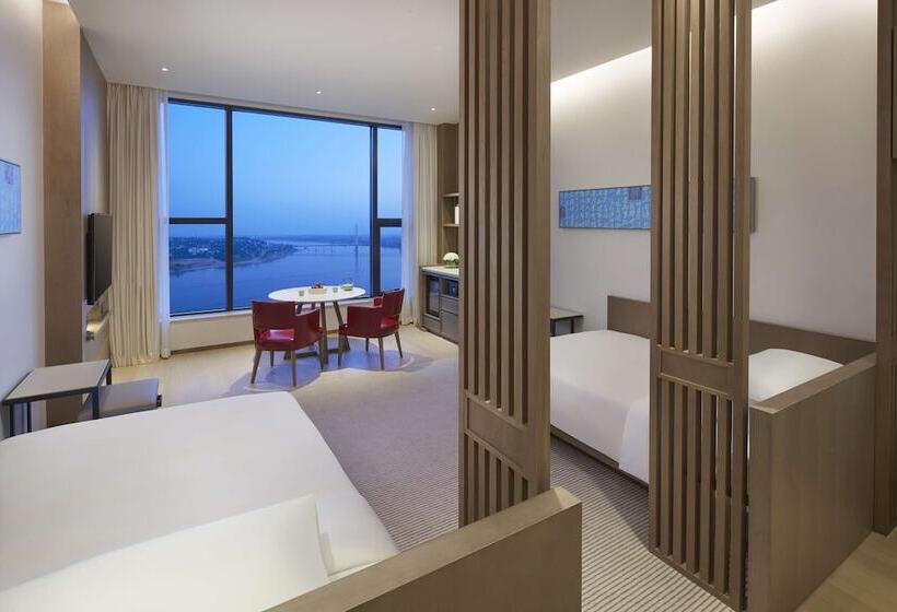 اتاق استاندارد با چشم‌انداز رودخانه, Hyatt Regency Zhuzhou