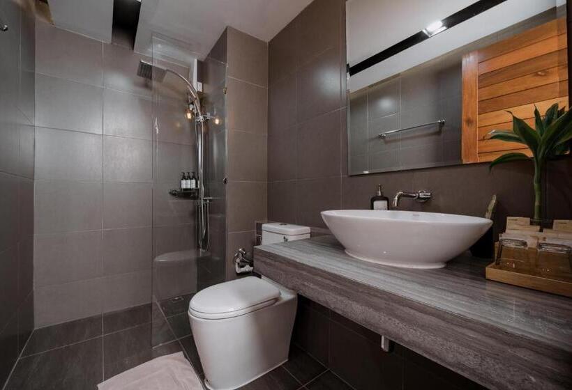 غرفة قياسية ثلاثية مزودة بشرفة, The Brown