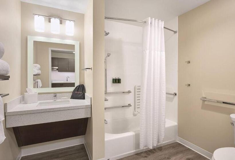 带大床的标准工作室, Towneplace Suites By Marriott Medicine Hat