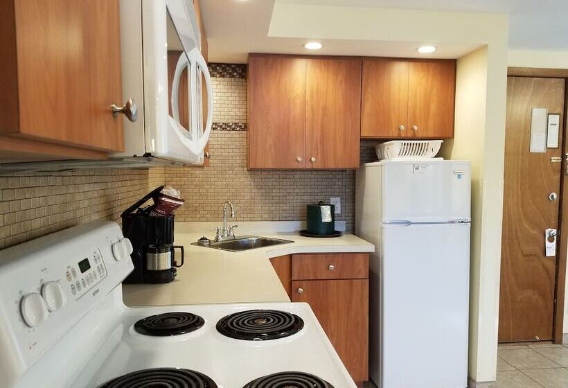 חדר סטנדרט עם מיטת קווין, Black Hawk Motel & Suites