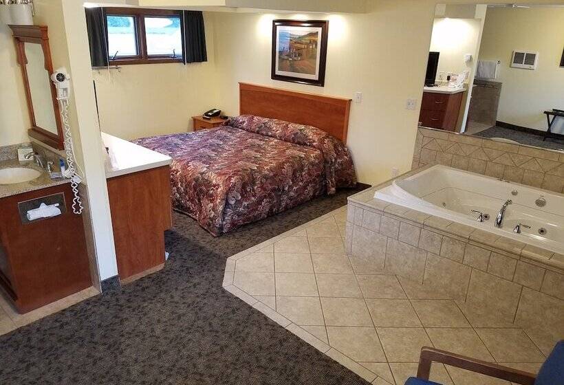 带大床的标准间, Black Hawk Motel & Suites