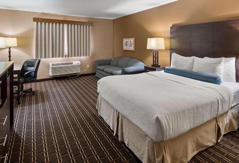 غرفة قياسية سرير كينج لذوى الإحتياجات الخاصة, Best Western Dodgeville Inn & Suites