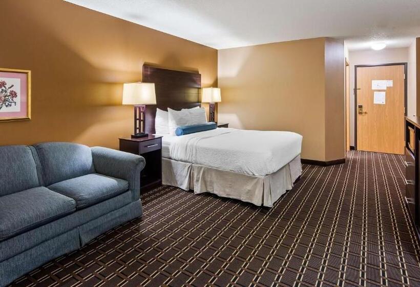 غرفة قياسية سرير كينج لذوى الإحتياجات الخاصة, Best Western Dodgeville Inn & Suites