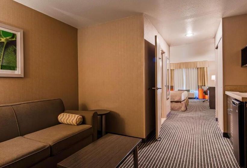 מיטת קינג בסוויטה, Best Western Plus Rama Inn & Suites