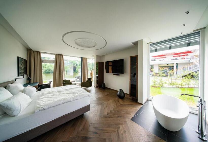 סוויטת ג'וניור נוף לאגם, Motelplushotel Biggeseefront