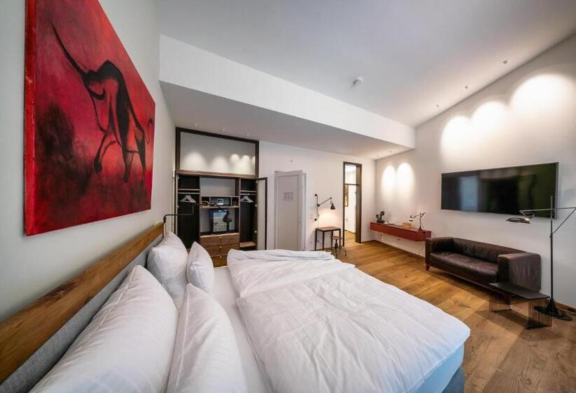 חדר סטנדרט נוף לגינה, Motelplushotel Biggeseefront