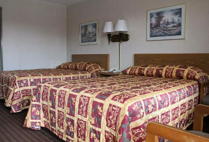 ２ダブルベッドのスタンダードルーム, Budget Host Inn Bristol