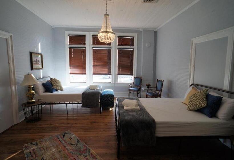 غرفة قياسية رباعية حمام مشترك, Hostel Auberge Clarksdale