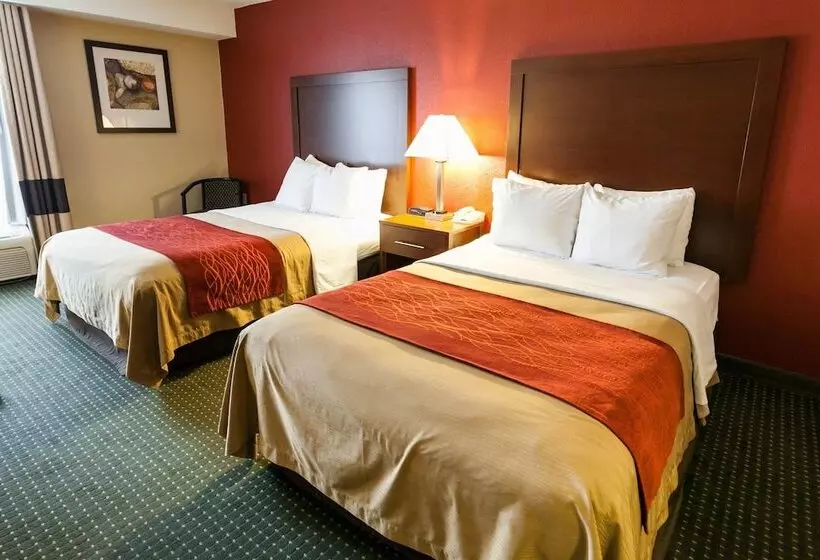 ２ダブルベッドのスタンダードルーム, Comfort Inn & Suites Statesville  Mooresville