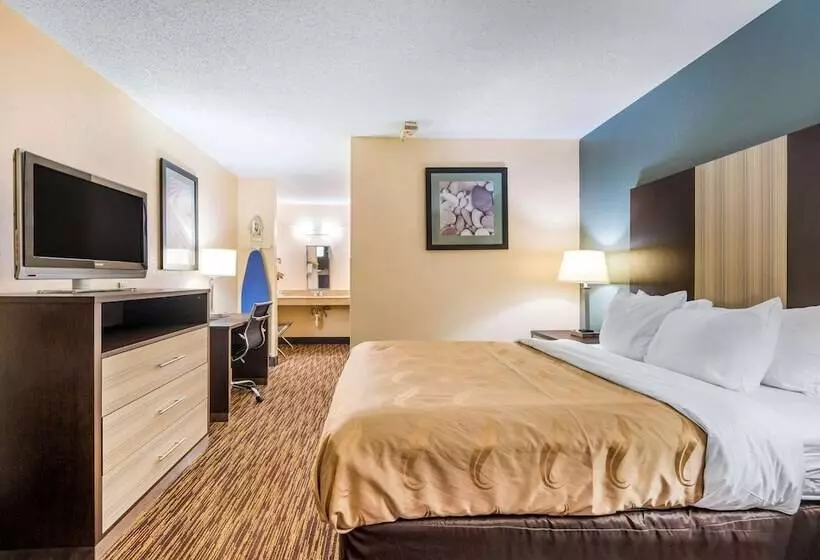 身障者適用クイーンサイズベッドルーム, Quality Inn Cullman I 65 Exit 310