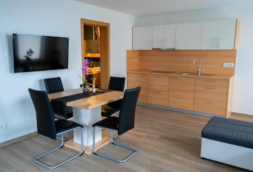 آپارتمان 1 خوابه با تراس, Pjagodic Apartments & Wellness