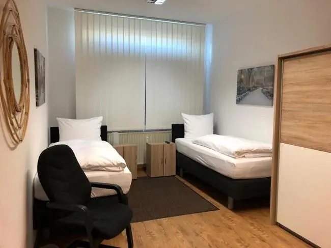 Huoneisto 1 Makuuhuone Pohjakerros, Motel De Winter Motel Apartmenthaus Monteurzimmer