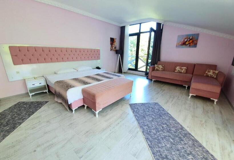 غرفة ديلوكس رباعية, Kadifeli Konak Hotel & Bungalow