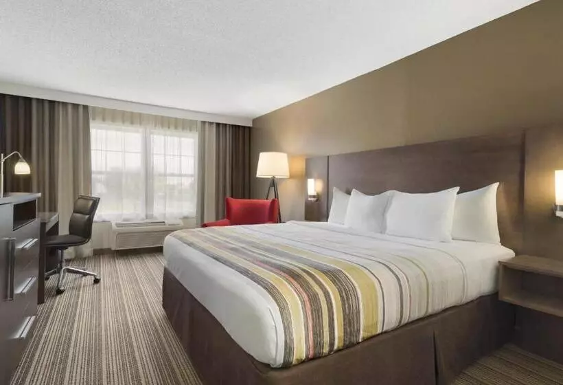 キングサイズベッドのスタンダードルーム, Country Inn & Suites By Radisson, Ankeny, Ia