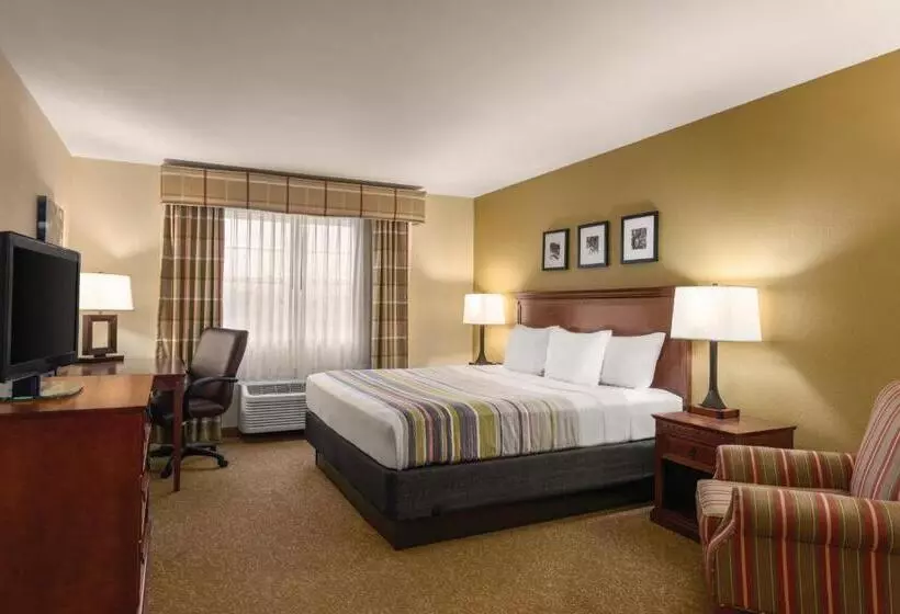 キングサイズベッドのスタンダードルーム, Country Inn & Suites By Radisson, Dakota Dunes, Sd