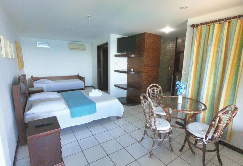 اتاق استاندارد چهار تخته با چشم‌انداز دریا, Pousada Ponta Do Leste