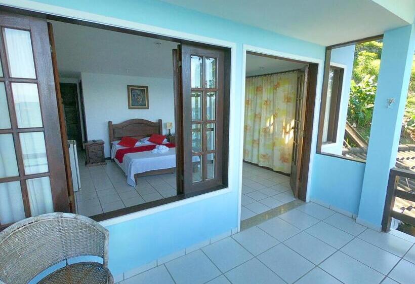 اتاق استاندارد با بالکن و چشم‌انداز دریا, Pousada Ponta Do Leste