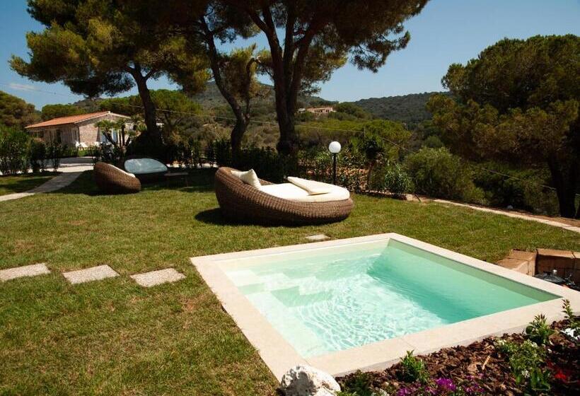 جناح مزود بحمام سباحة, Resort Capo Bianco