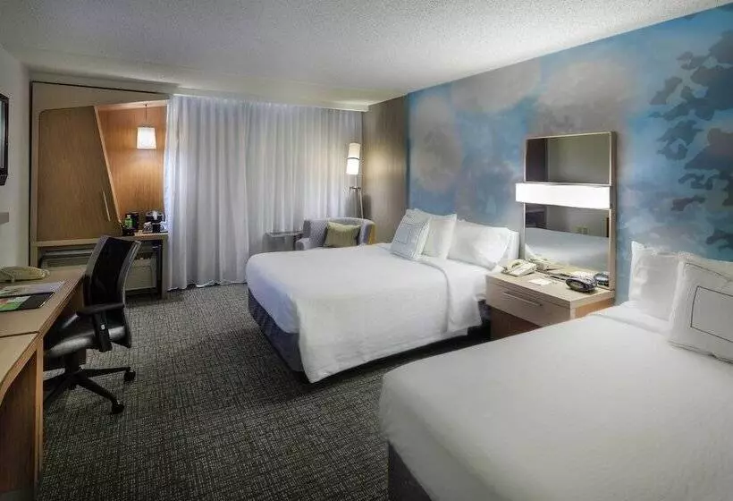 اتاق استاندارد با 2 تخت دوبل, Courtyard By Marriott Dallas Dfw Airport North/irving
