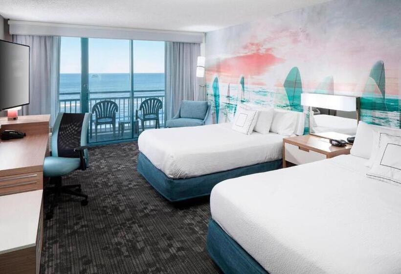 스탠다드 룸 더블 침대 2개, Courtyard Virginia Beach Oceanfront/south