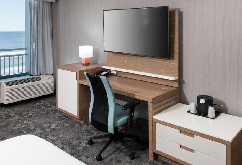 스탠다드 룸 킹사이즈 침대, Courtyard Virginia Beach Oceanfront/south