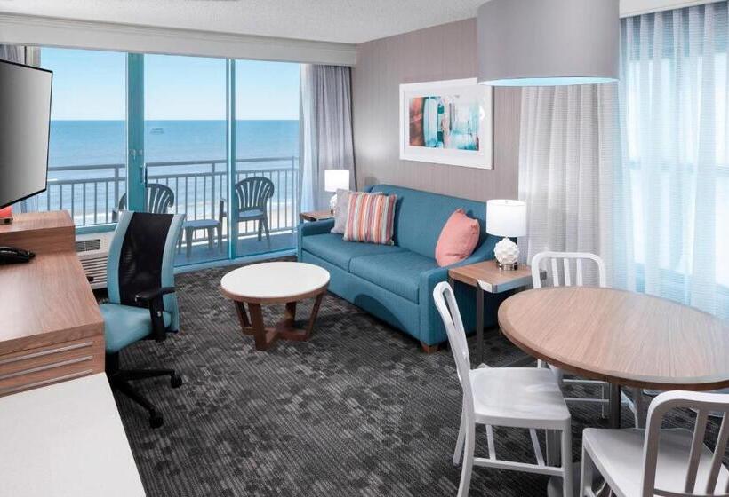 스위트 킹사이즈 침대, Courtyard Virginia Beach Oceanfront/south