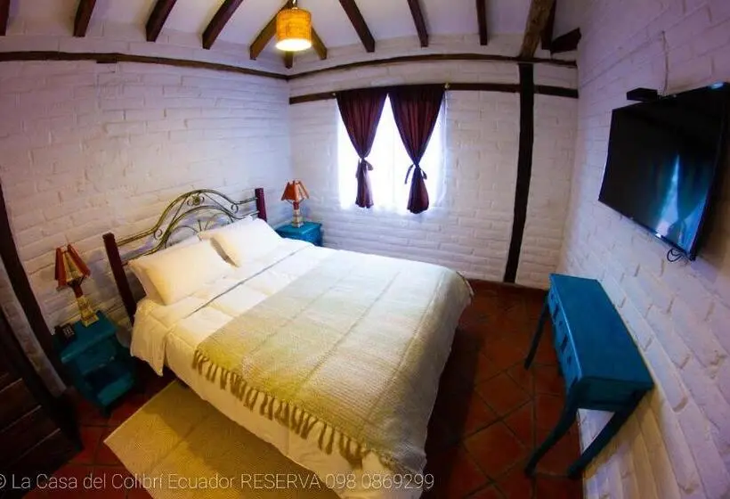 ２ダブルベッドのスタンダードルーム, La Casa Del Colibri Ecuador